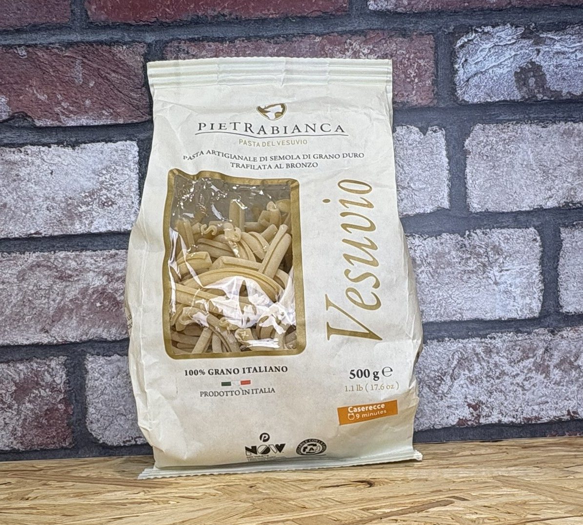 packet of caserecce pasta