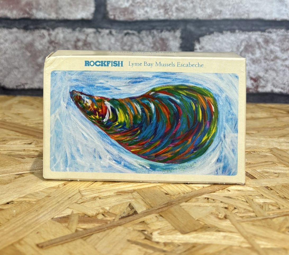 box of british mackerel