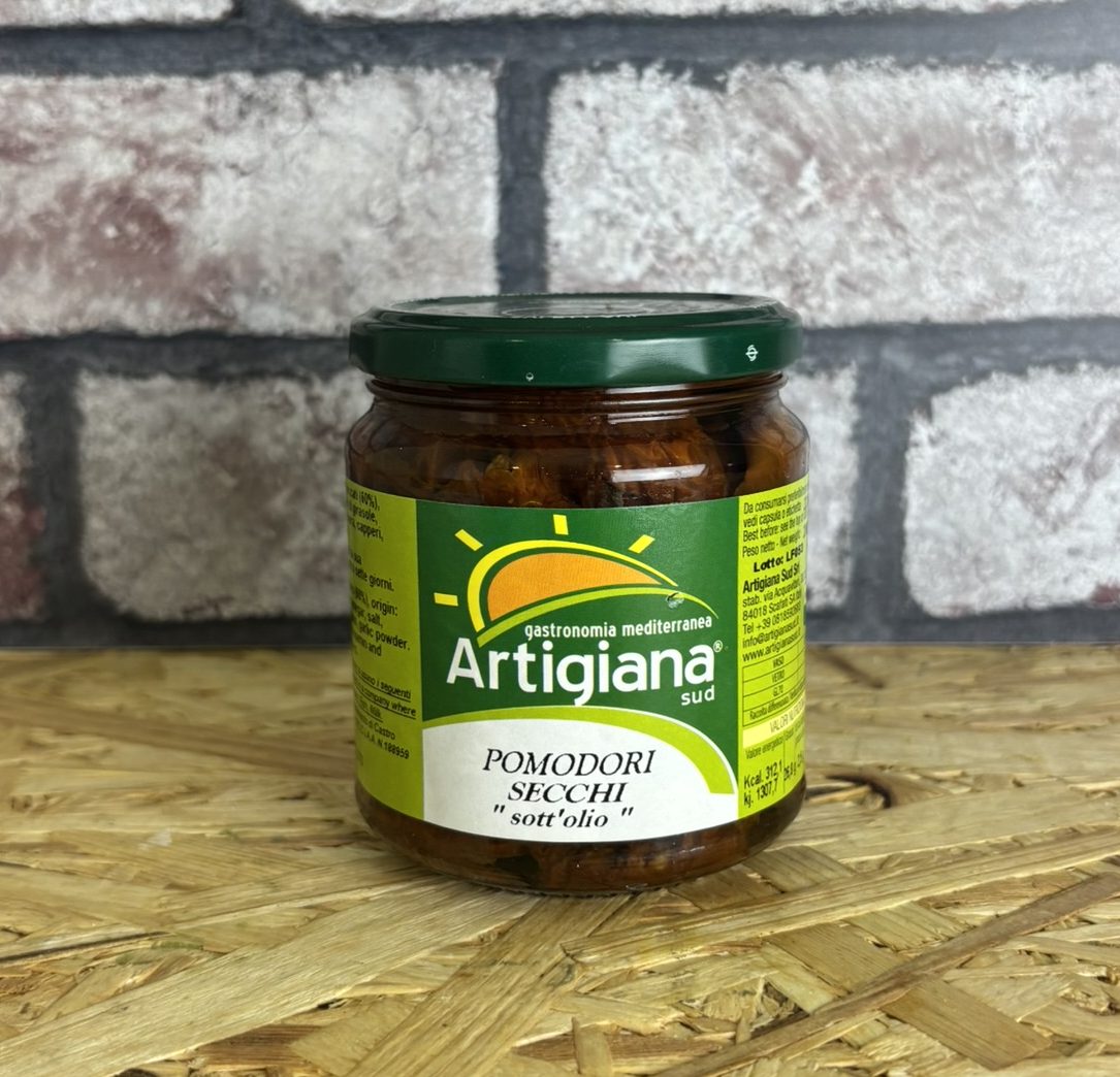 jar of sundried tomatoes in oil