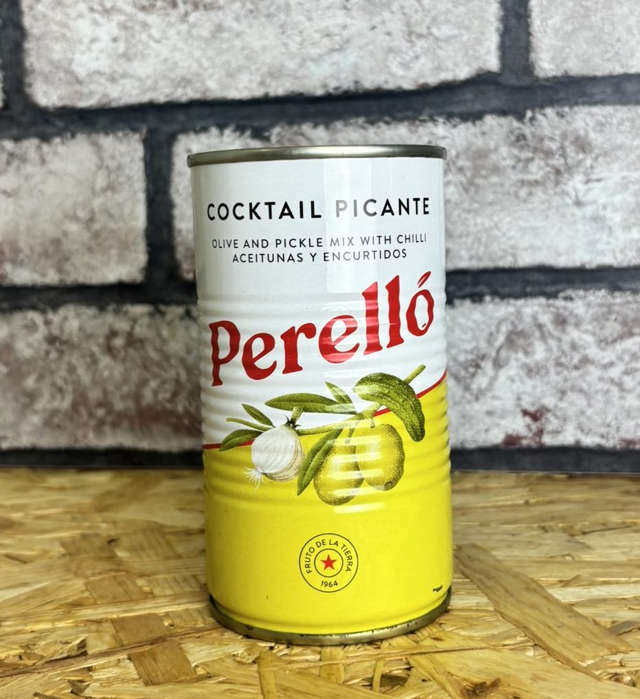 jar of olive and pickle mix with chilli