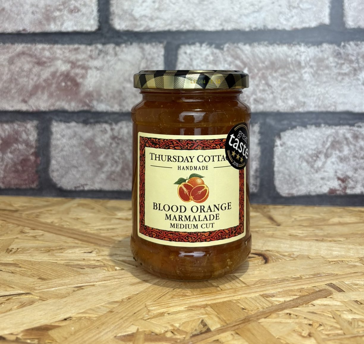 jar of blood orange marmalade