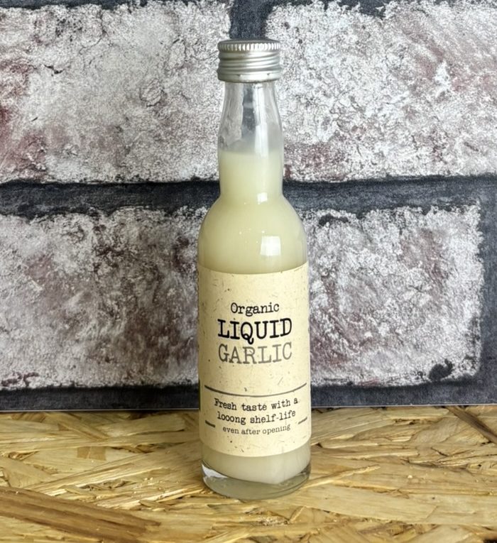 bottle of liquid garlic