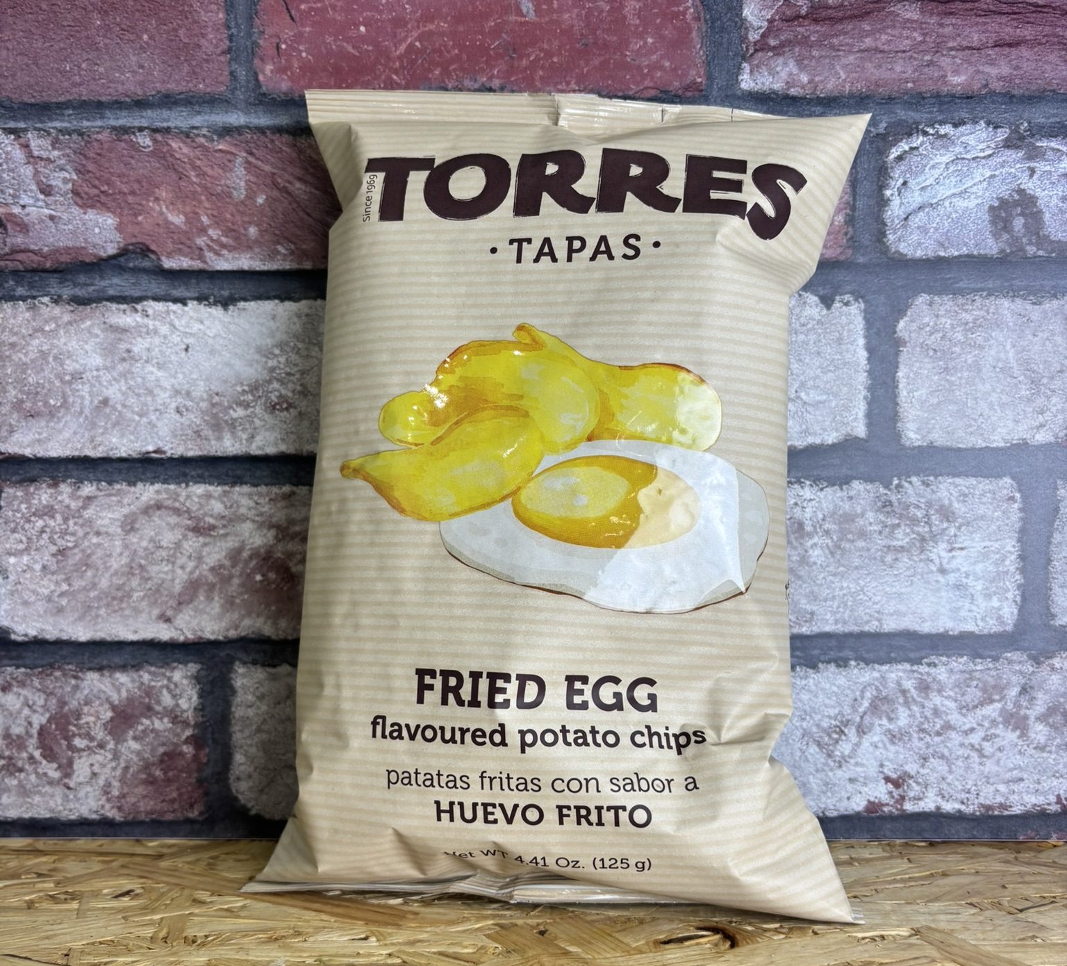 packet of fried egg crisps