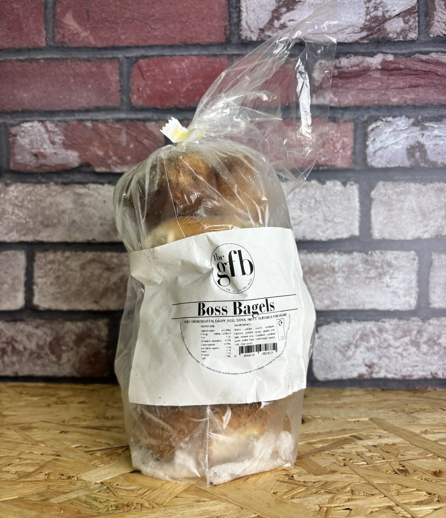 packet of boss bagels