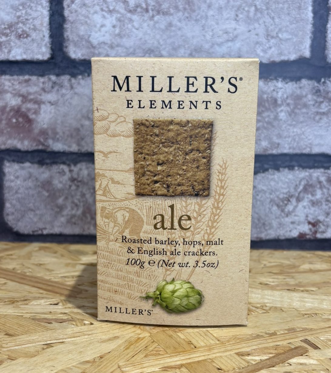 box of ale flavoured crackers