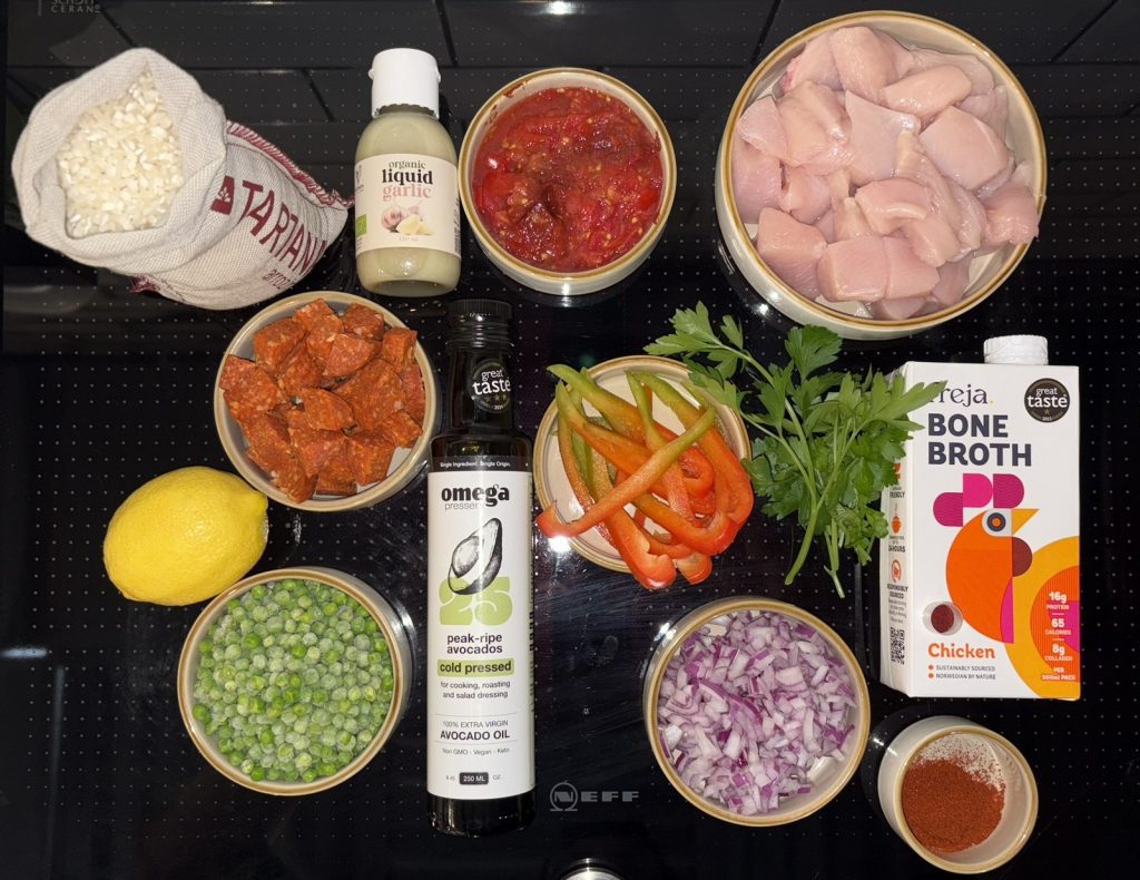 Paella Ingredients From The Deli, Bingley