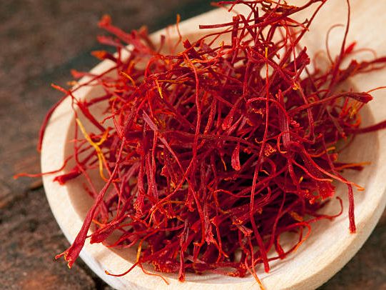stock spoonful of saffron