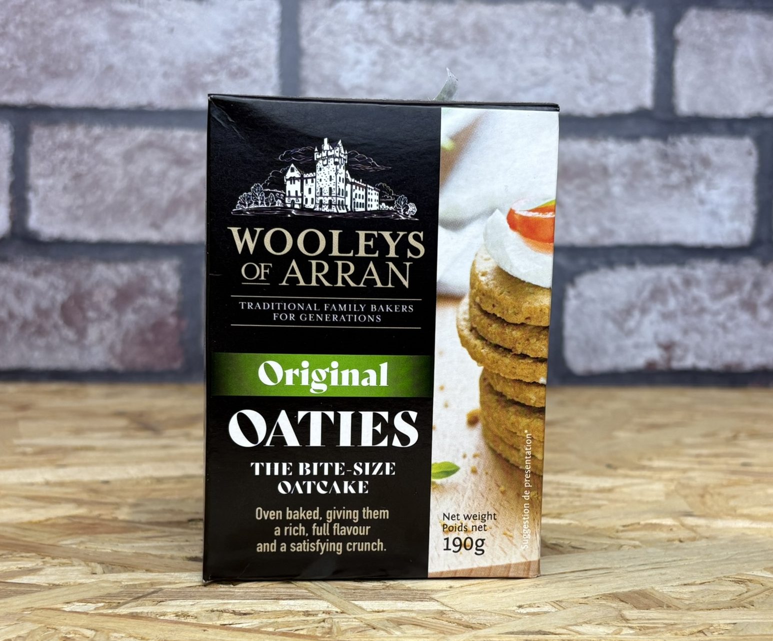 Box of Wooleys of Arran Crackers
