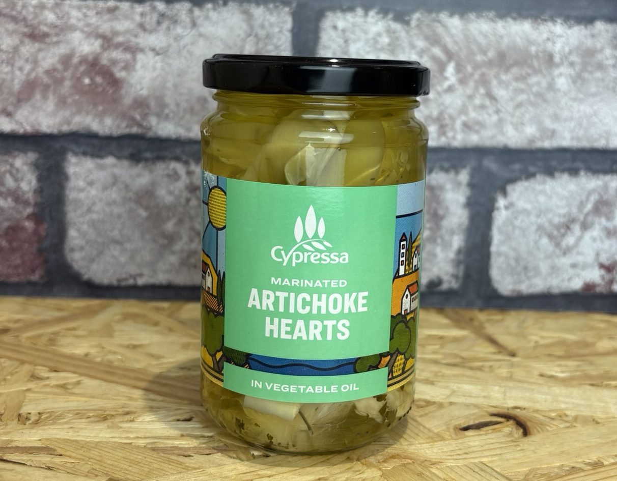 jar of artichoke hearts