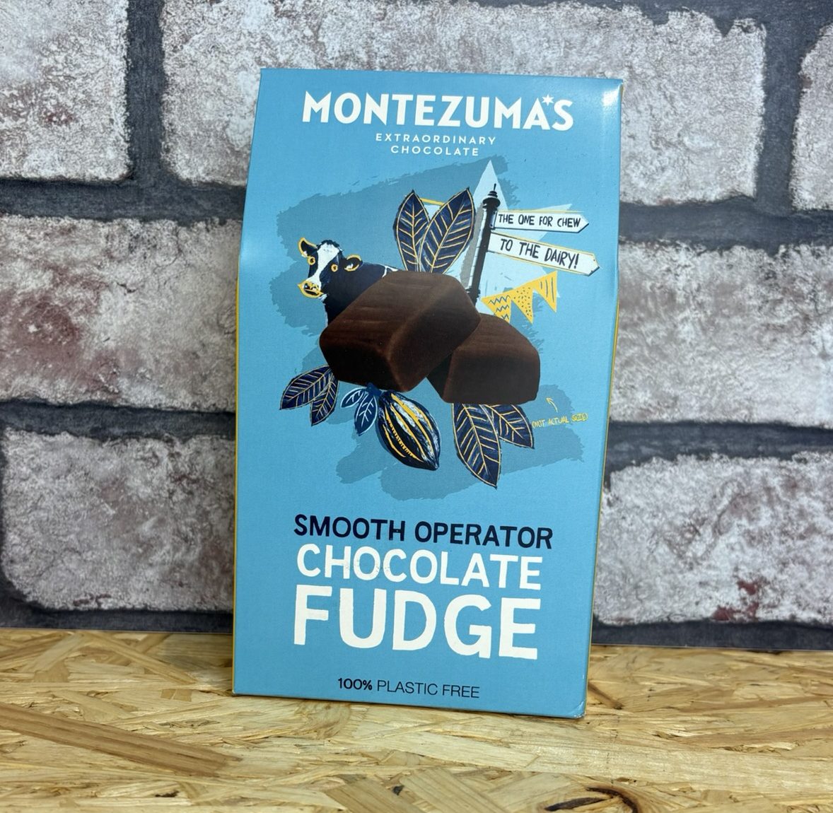 box of chocolate fudge