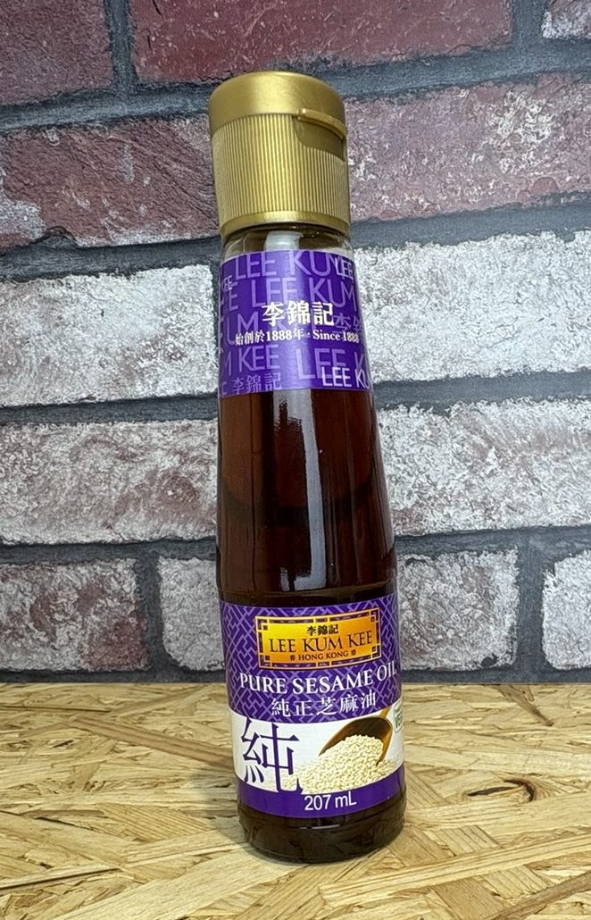 bottle of sesame oil