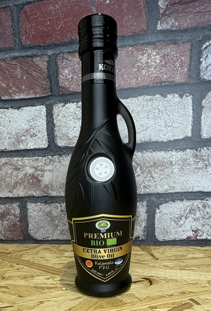 bottle of extra virgin olive oil