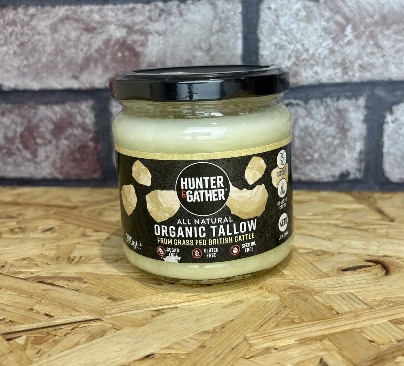 jar of organic beef tallow