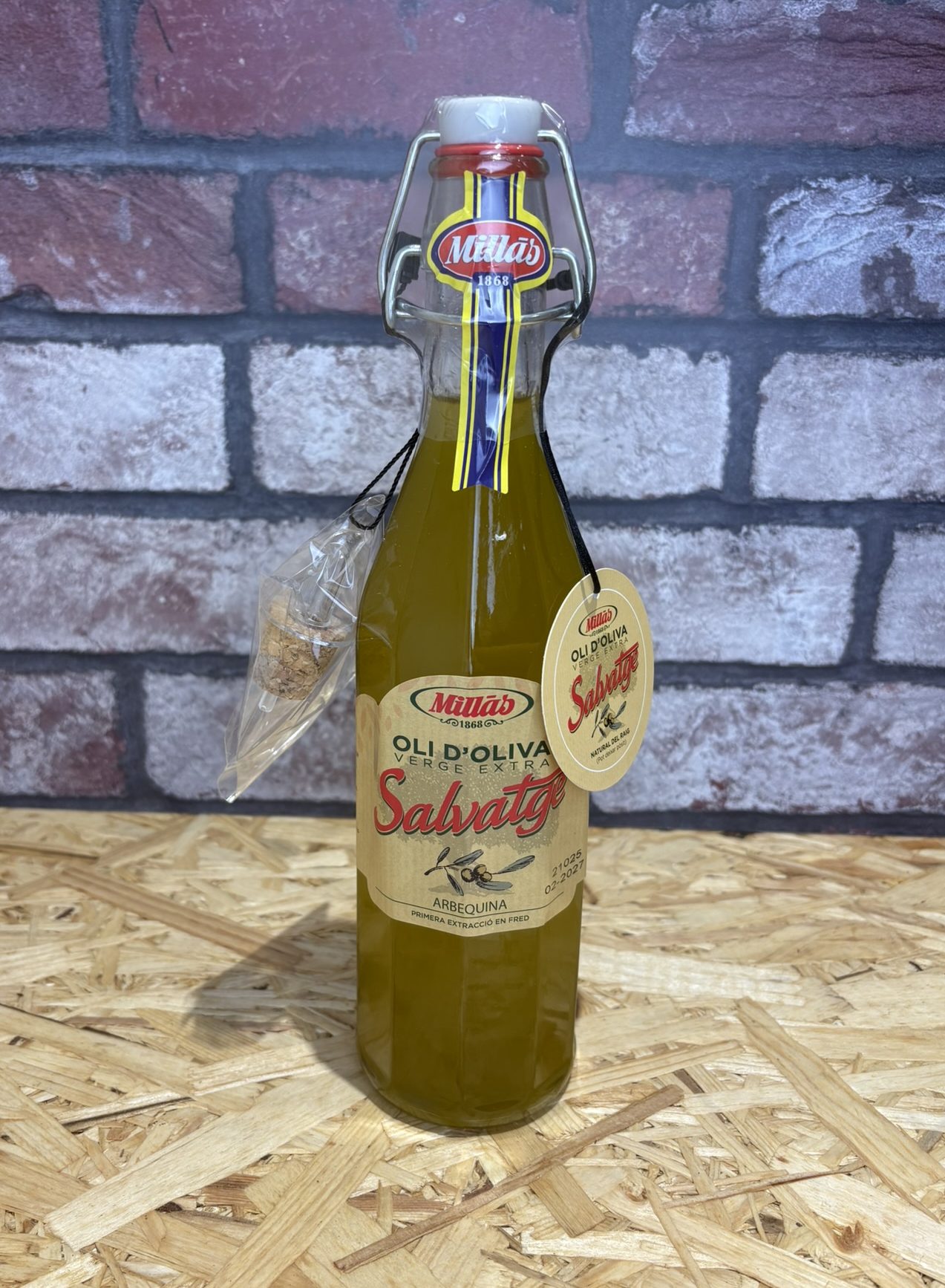 bottle of extra virgin olive oil