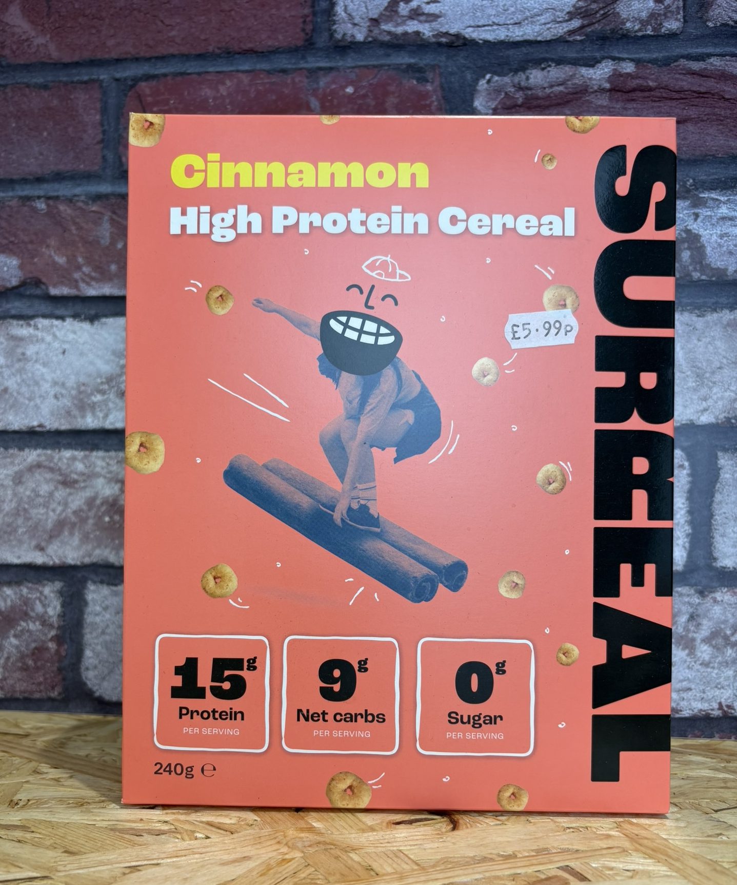 box of cinnamon cereal