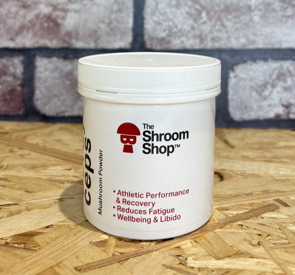 pot of mushroom powder