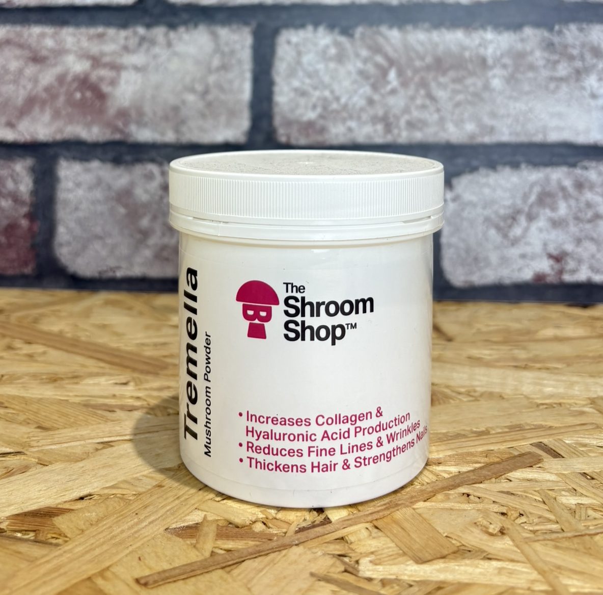 pot of mushroom powder