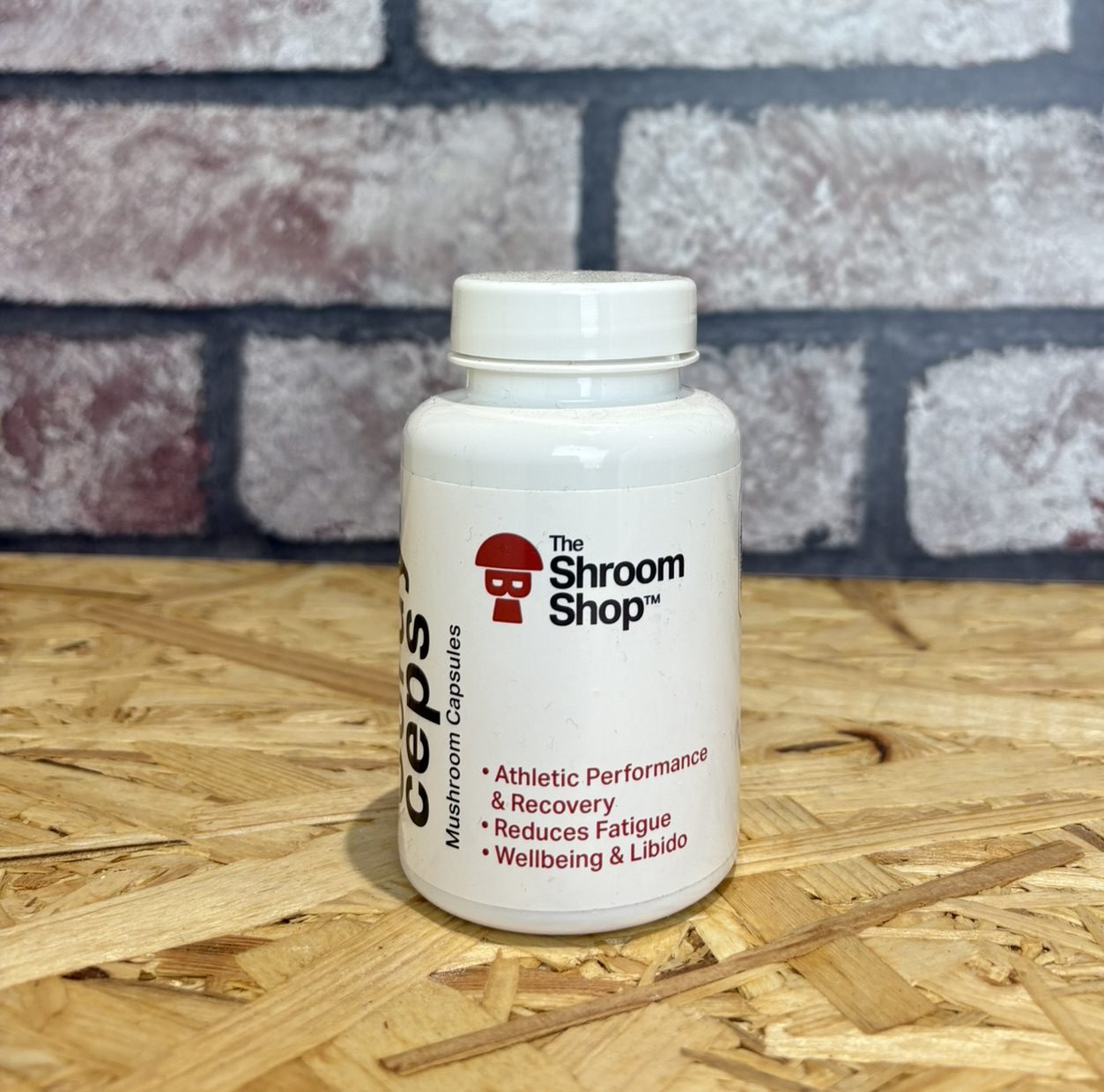 pot of mushroom capsules