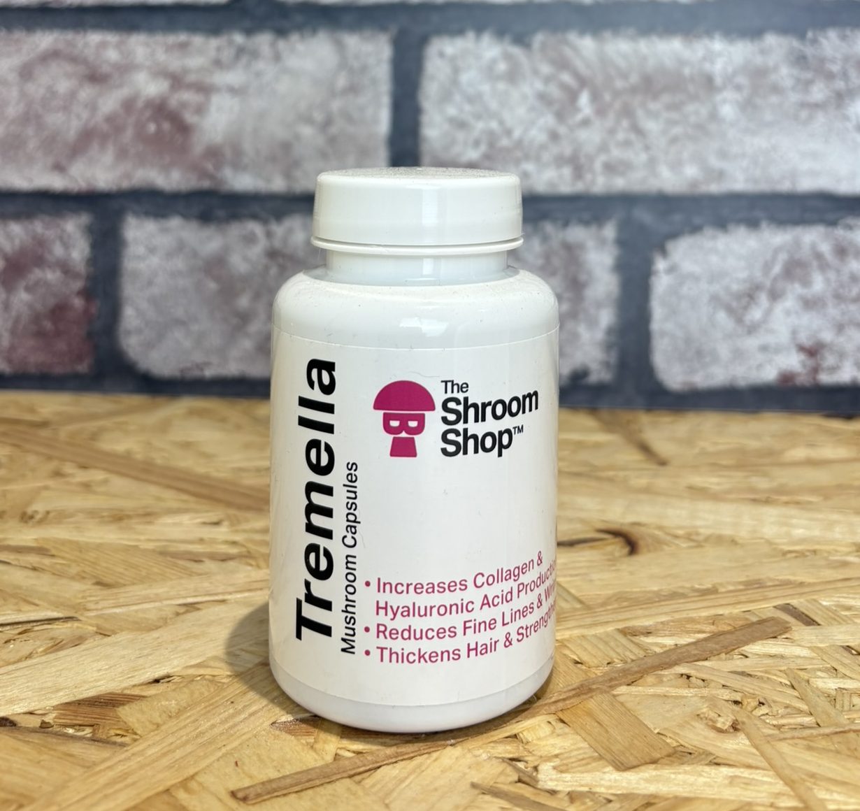 pot of mushroom capsules