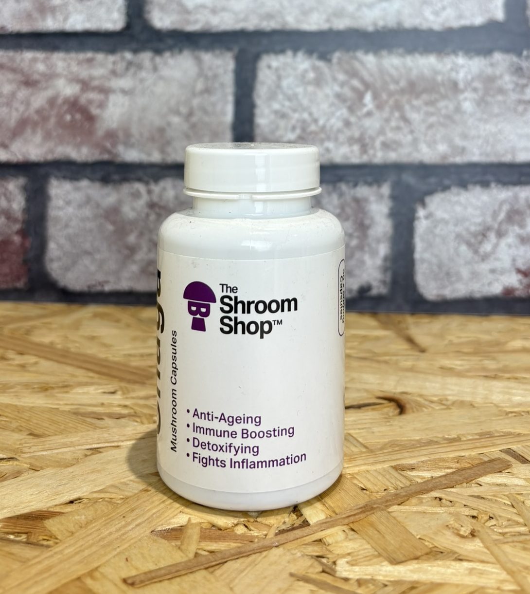 pot of mushroom capsules