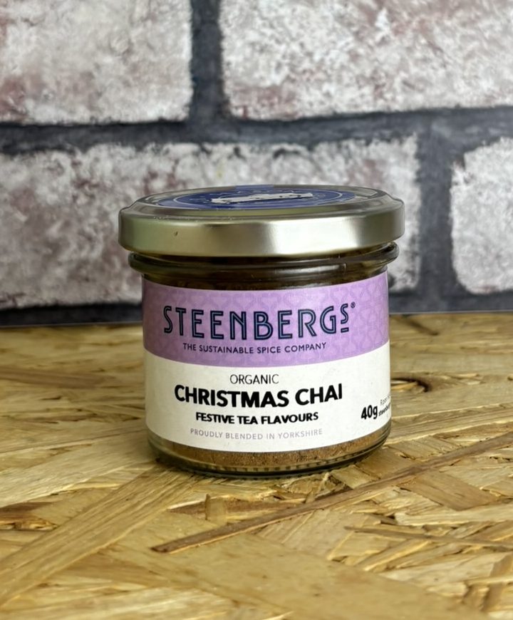 jar of christmas chai