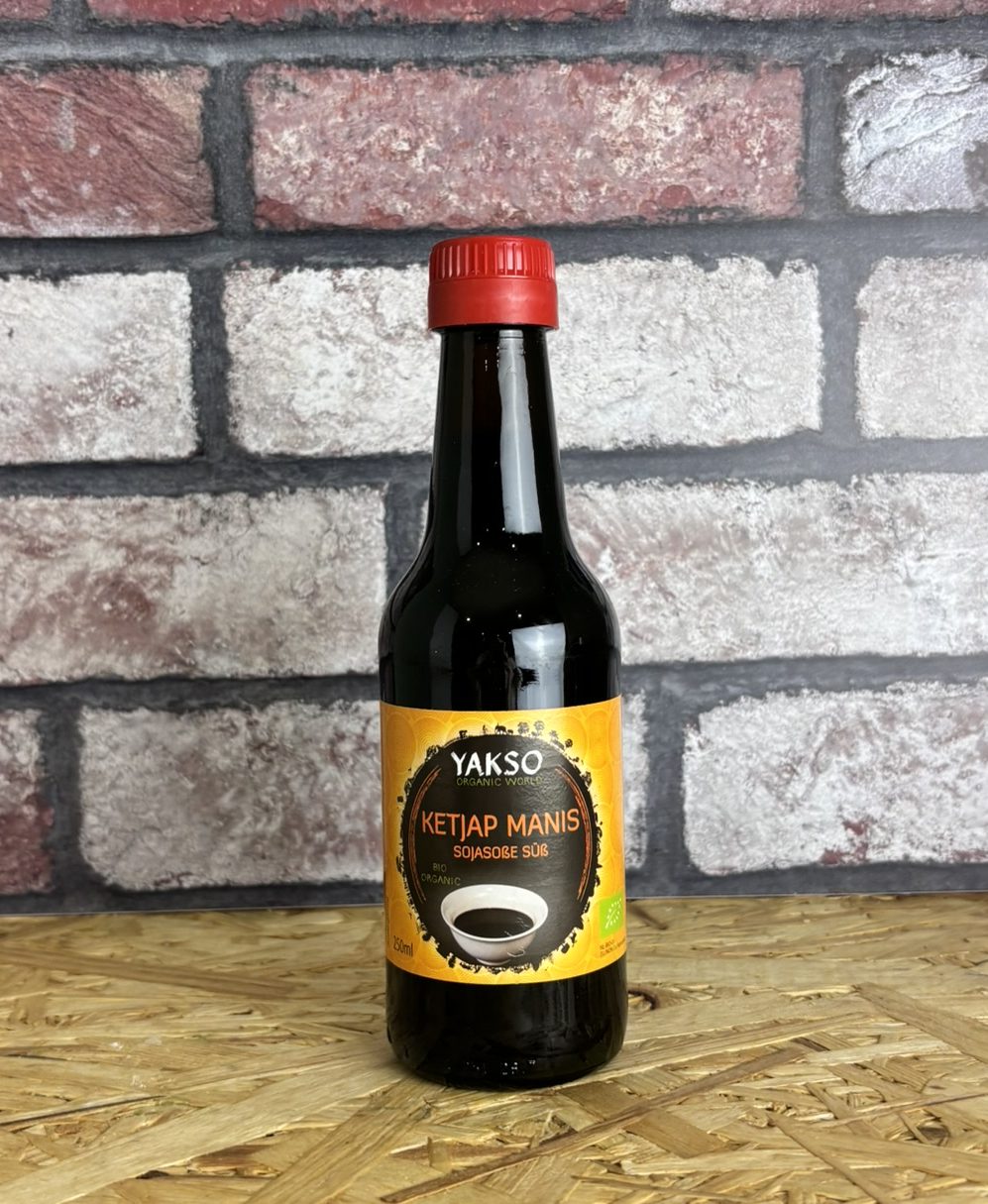 bottle of Indonesian soy sauce