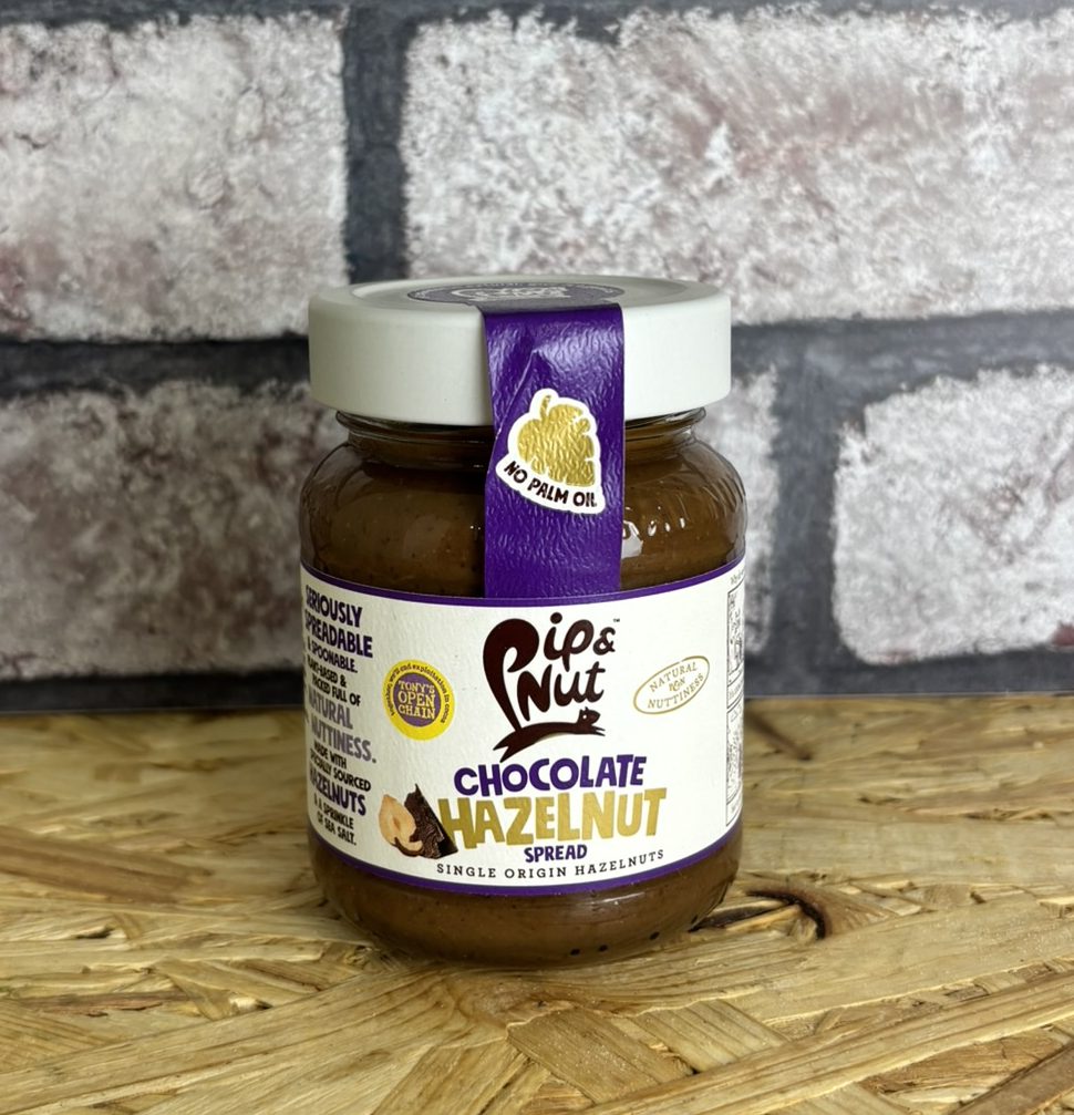 jar of hazelnut spread