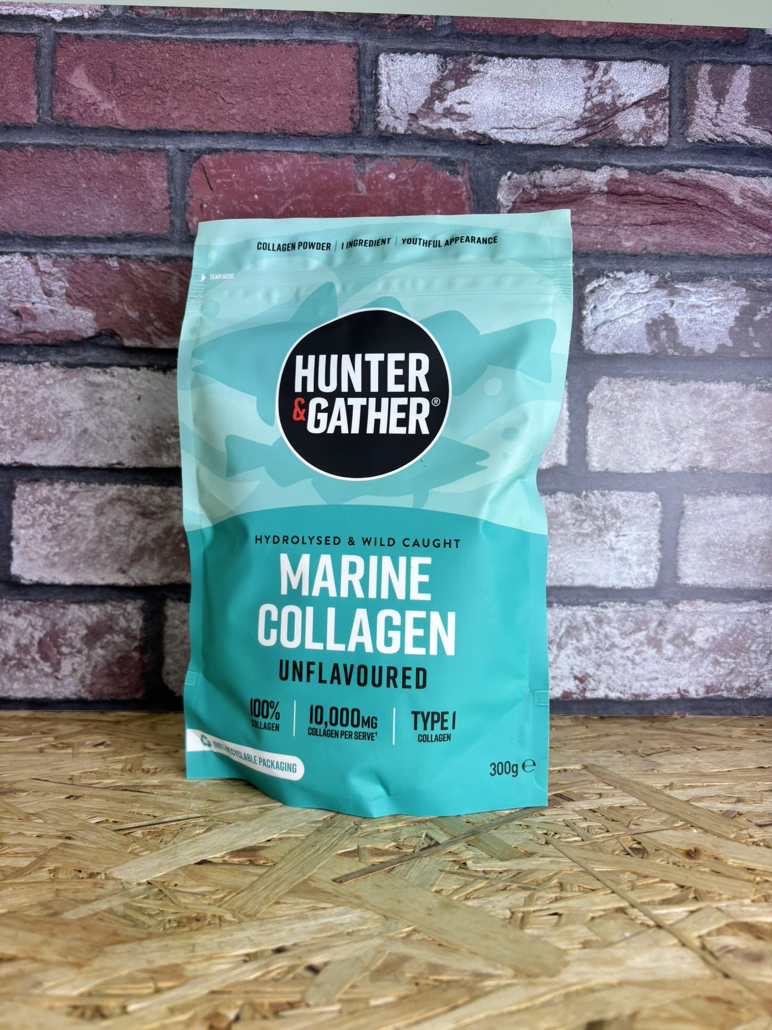 bag of marine collagen protein powder