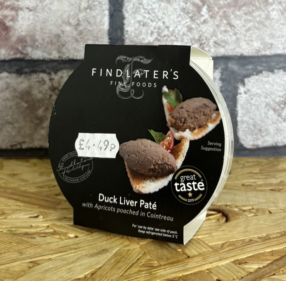 tub of duck liver pate