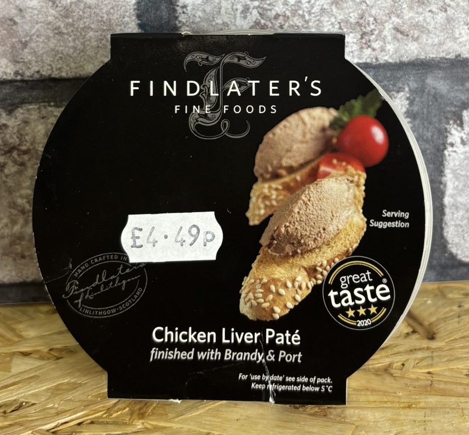 tub of chicken liver pate