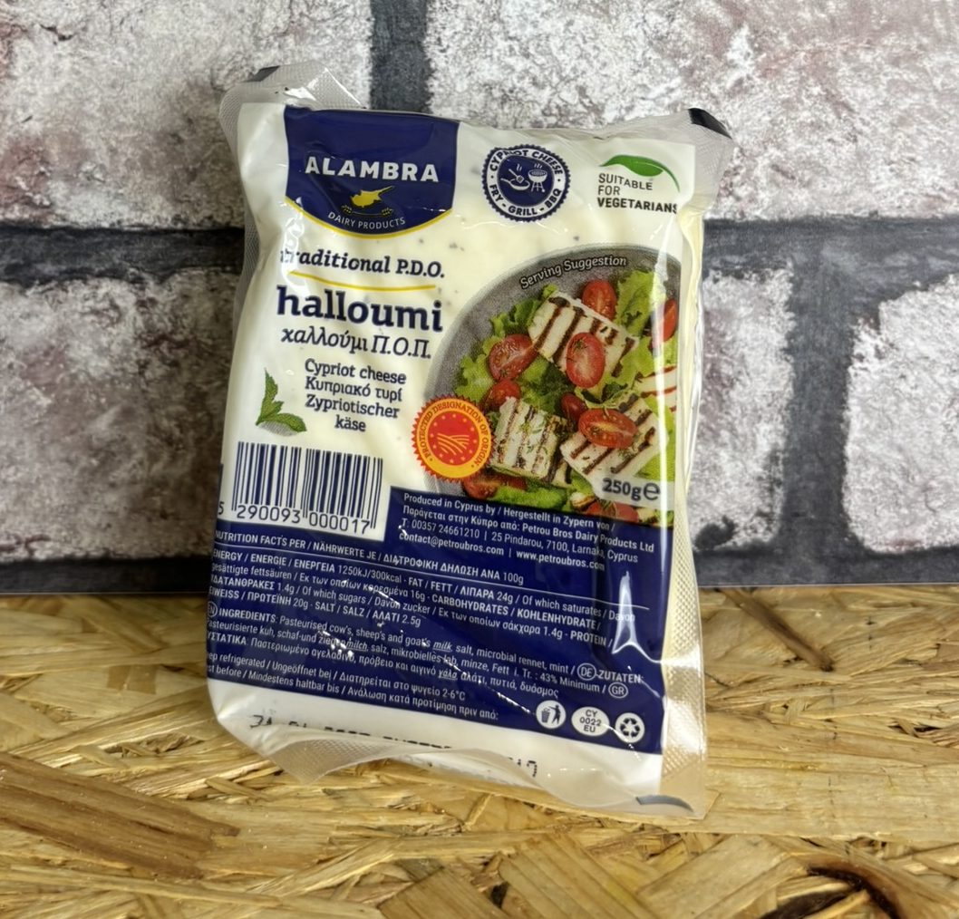block of halloumi