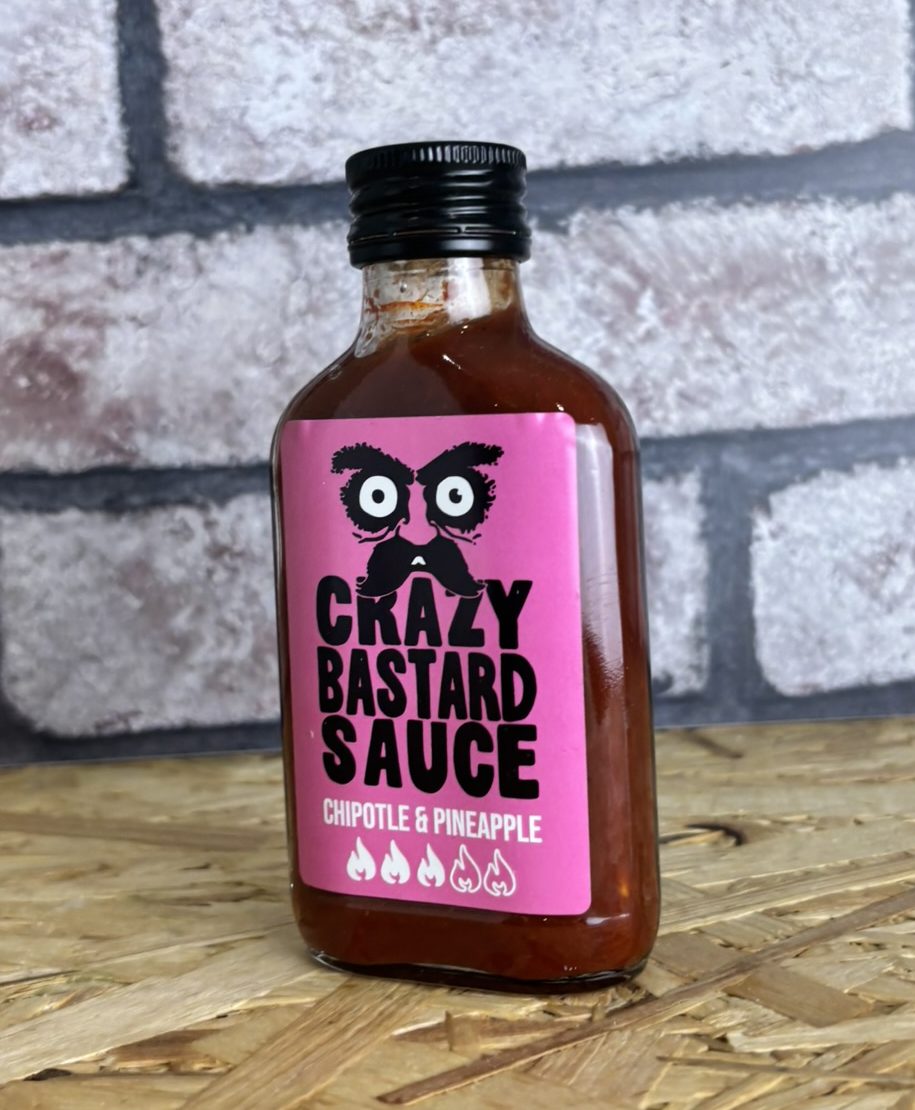 bottle of hot sauce- purple