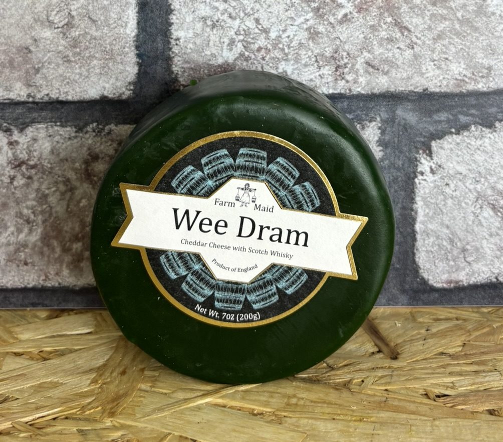 wax cheese truckle- green