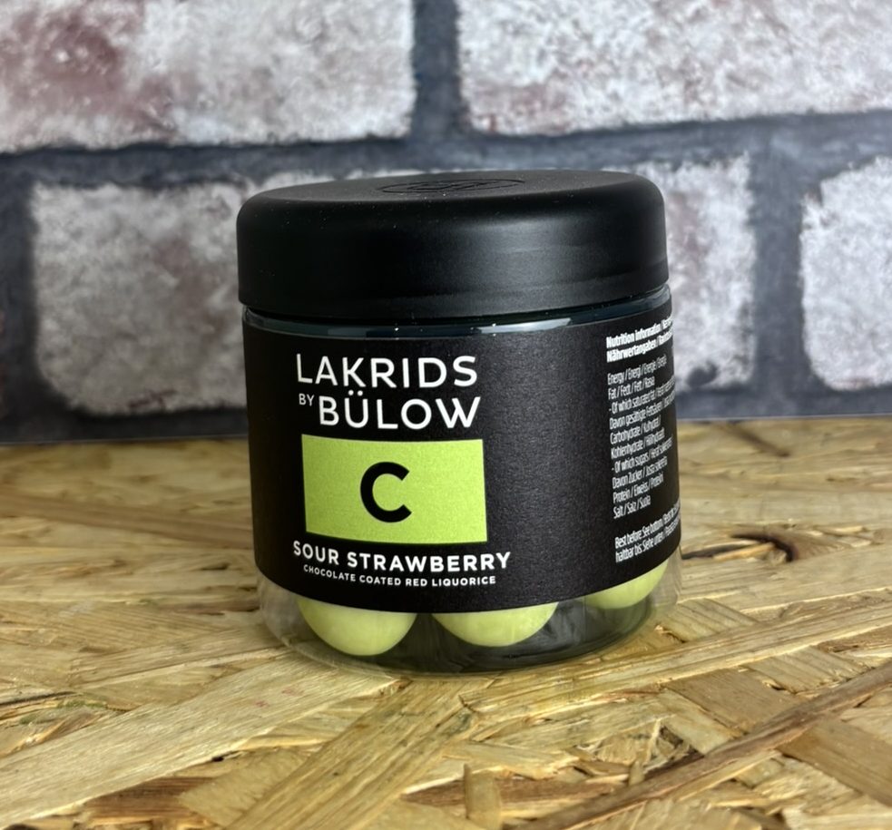 pot of chocolate covered liquorice- green