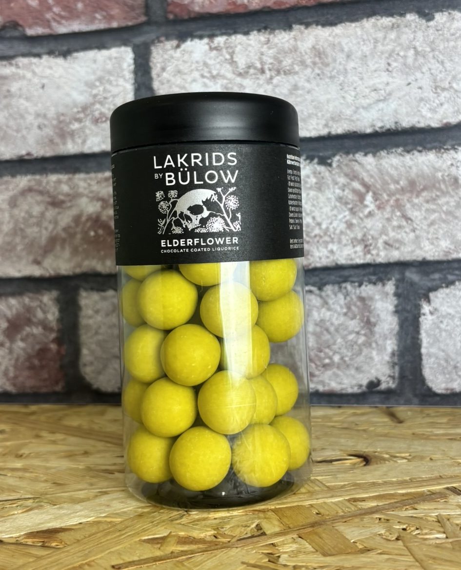 pot of coated liquorice- yelllow
